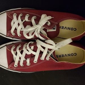 Size 9.5 Maroon Converse